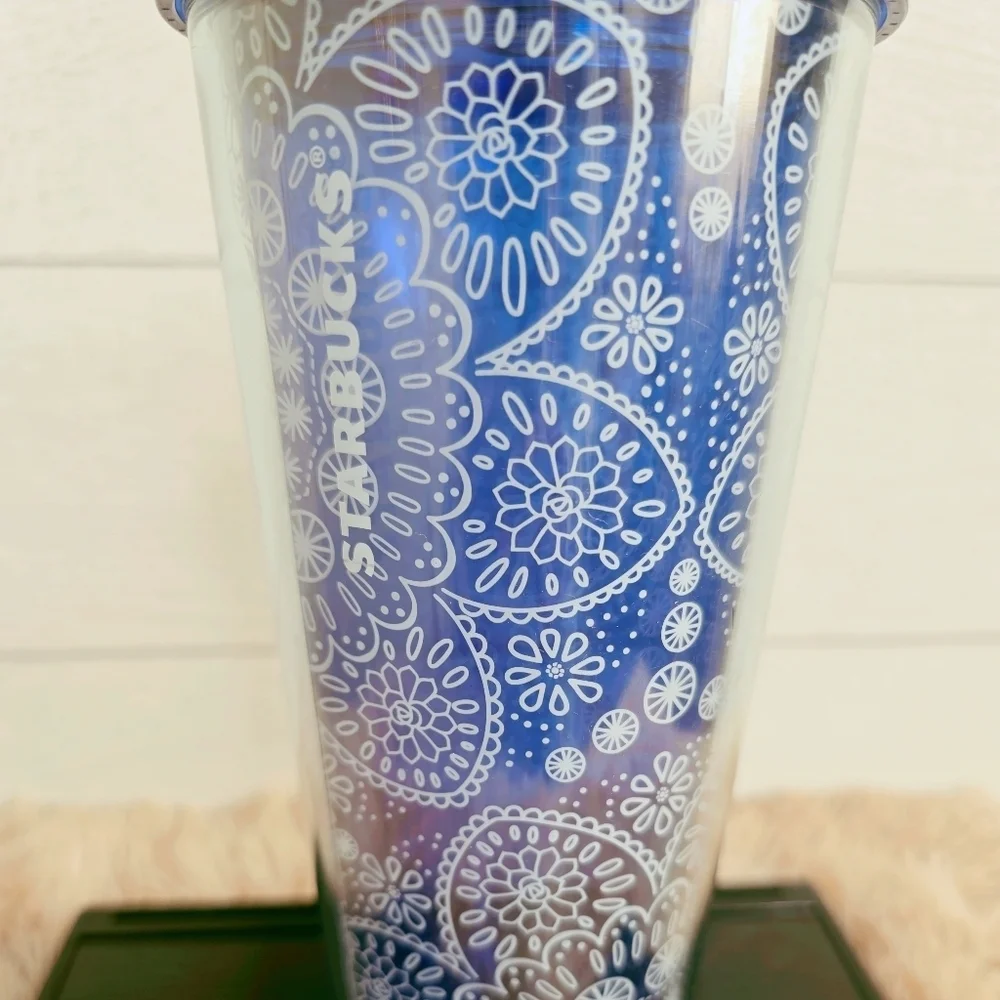 STARBUCKS | FLORAL PASLEYPATTERNED TUMBLER